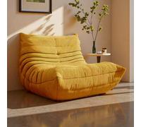 Chaise De Cheminée Togo, Canapés Désossés, Canapé De Salon Au Sol, Fauteuils d'angle, Siège De Salon Au Design Ergonomique pour Chambre À Coucher Et Salon Yellow