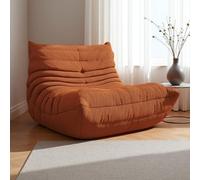 Chaise De Cheminée Togo, Canapés Désossés, Canapé De Salon Au Sol, Fauteuils d'angle, Siège De Salon Au Design Ergonomique pour Chambre À Coucher Et Salon Orange