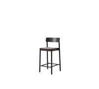 Chaise de Comptoir Betty TK14 en Frêne Laqué Noir/fusible
