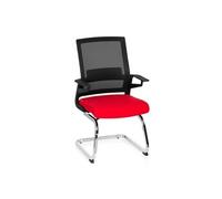 INVENTOR V - Chaises cantilever Noir / Rouge