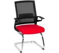 INVENTOR V - Chaises cantilever Noir / Rouge