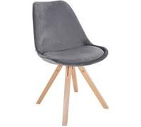 Chaise de conference clp H. 81 cm non pliable en bois interieur gris gris G