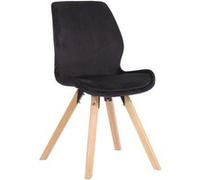 Chaise de conference clp H. 87.5 cm non pliable en bois interieur noir