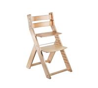 Chaise de croissance pour écoliers SANDY Naturel - Laque transparente