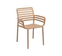 Chaise de Jardin 4 Pieds Avec Accoudoirs Nardi Doga Armchair 40254.14.000 Cappuccino