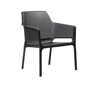 Chaise de Jardin 4 Pieds Avec Accoudoirs Nardi Net Relax 40327.02.000 Antracite