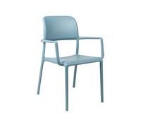 Chaise de Jardin 4 Pieds Avec Accoudoirs Nardi Riva 40246.39.000.06 Celeste