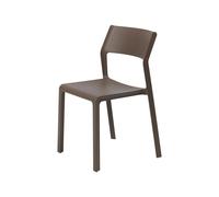 Chaise de Jardin 4 Pieds Empilable Sans Accoudoirs Nardi Trill Bistrot 40253.53.000 Tabacco