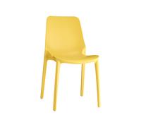 Chaise de Jardin 4 Pieds Empilable Sans Accoudoirs Scab Ginevra 2334 22 Moutarde