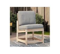 vidaXL Chaise de jardin 50,5x55x77 cm pin massif