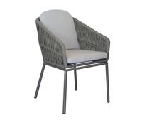 Chaise de jardin aluminium et résine tressée - Iris