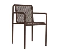 Ferm Living Chaise Dapple avec accoudoirs Dark Chocolate