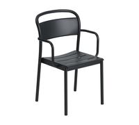 Chaise de jardin avec accoudoirs Linear Steel WxHxD 54x85,1x49,6cm