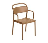 Chaise de jardin avec accoudoirs Linear Steel WxHxD 54x85,1x49,6cm