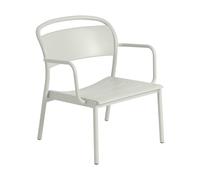 Chaise de jardin avec accoudoirs Lounge Linear Steel WxHxD 68.4x754x70.5cm