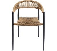 Chaise de jardin avec accoudoirs Palma nature Kare Design