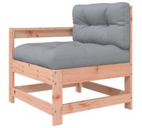 Chaise de jardin avec coussin en bois massif de douglas