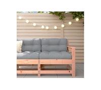Chaise de jardin avec coussin en bois massif de douglas