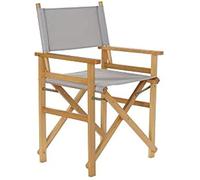 Chaise de Jardin - DKD HOME DECOR - Pin - Naturel et Gris - 56x48x87 cm - Design Contemporain