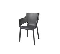 Chaise de jardin Elisa - Lot de 4 - Anthracite - KETER