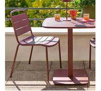Chaise de jardin empilable Alegoria acajou - Hespéride