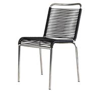 Chaise de jardin empilable FIAM Mya Spaghetti - Noir