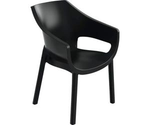 Chaise de jardin en plastique Toomax LUNA graphite
