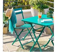 Chaise de jardin Greensboro pliable vert opale - Hespéride