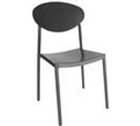 Chaise de jardin Papillon grise (lot de 2) - Amadeus - Gris - Aluminium Gris G