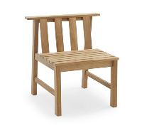 Chaise de jardin Plank LxWxH 58x69,5x77cm