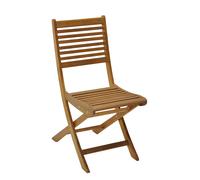 Chaise de jardin pliante Acacia imitation Teck - Saturne