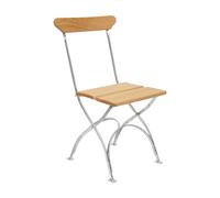 Chaise de jardin pliante Bryggeri chêne WxHxD 48x86x52cm