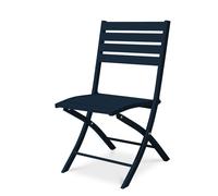 Paris Prix Chaise de jardin pliante Marius en aluminium - Bleu marine