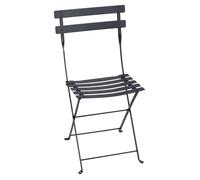 Chaise de jardin pliante FERMOB Bistro - Carbone