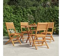 Chaise de Jardin Pliante Siège Meuble Patio Extérieur Gris Bois de Teck vidaXL