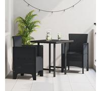 Chaise De Jardin Vidaxl Ensemble De 2 Anthracite Plastique Standard