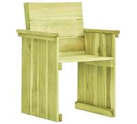 Chaise de jardin vintage en bois massif de pin