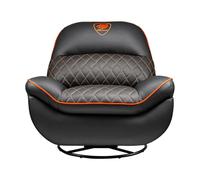 Chaise de jeu Cougar Overlord, taille agrandie, soutien spécifique au corps, rembourrage spécial, style Rock, inclinable et pivotante, inclinaison réglable