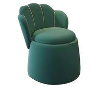 Chaise de maquillage moderne blanche avec récipient rond tabouret de canapé tabouret de chambre à coucher élégant salon chaise d'appoint pour chambre à coucher et club