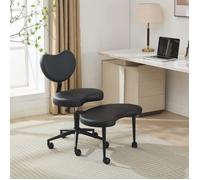 Chaise de méditation Plus chaise à jambes croisées avec roues chaise de TDAH chaise de bureau Criss Cross avec support lombaire e
