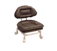 Chaise de pédicure rotative avec dossier et roues pour salon de spa, usage domestique, tabouret de manucure portable avec siège coussin, vinyle facile à nettoyer, pivotant à 360 degrés hydraulique