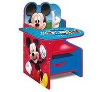 Chaise de bureau Disney Mickey avec espace de rangement Rouge Rouge One Size