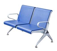 Chaise de réception - Banc 2 places durable avec accoudoirs et dossiers pour salle d'attente, aéroport, hôpital, salon et hall d'entrée - Design confortable