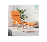 vidaXL Chaise de relaxation - Jaune foncé