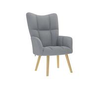 Chaise de relaxation Gris clair Tissu, chaise, fauteuil relax, fauteuil relax en tissu, chaise de salon, chaise en 4016767