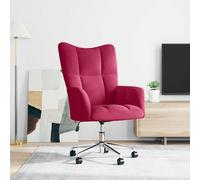 Chaise de Relaxation Gris Clair Velours Fauteuil Siège Détente Salon vidaXL