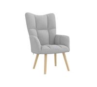 vidaXL Chaise de relaxation gris nuage tissu, chaise, fauteuil relax, fauteuil relax en tissu, chaise de salon, chaise en 4016766 Gris G