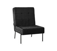 vidaXL Chaise de relaxation 65x79x87 cm Noir Velours
