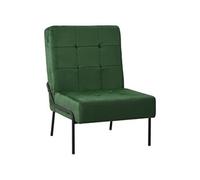 Chaise de Relaxation Meuble de Salon Chaise de Salle de Séjour Chaise de Salle à Manger Maison Intérieur xx cm Vert Foncé Velours
