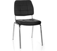 PICENO V - Chaise à quatre pieds Noir